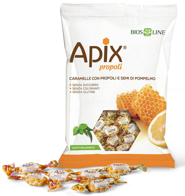 APIX PROPOLI CARAMELLA BALSAMICA 50 G BIOSLINE - Angeli Pharm