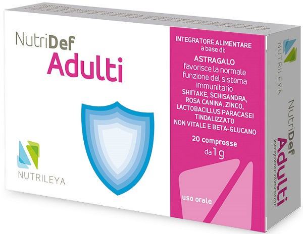 NUTRIDEF ADULTI 20 COMPRESSE - Angeli Pharm
