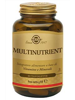 MULTINUTRIENT SOLGAR 30 TAVOLETTE - Angeli Pharm