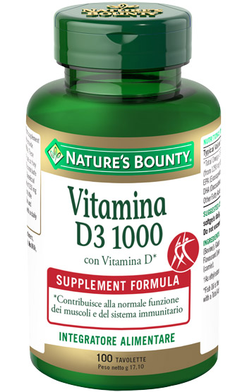 VITAMINA D3/1000 100 TAVOLETTE - Angeli Pharm