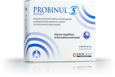 PROBINUL 5 NEUTRO 12 BUSTINE - Angeli Pharm