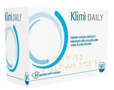 KLIMI' DAILY 30 SALVIETTINE DETERGENTI MONOUSO STERILI PER L'IGIENE OCULARE - Angeli Pharm