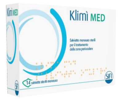 KLIMI' MED 14 SALVIETTINE DETERGENTI MONOUSO STERILI PER L'IGIENE OCULARE - Angeli Pharm