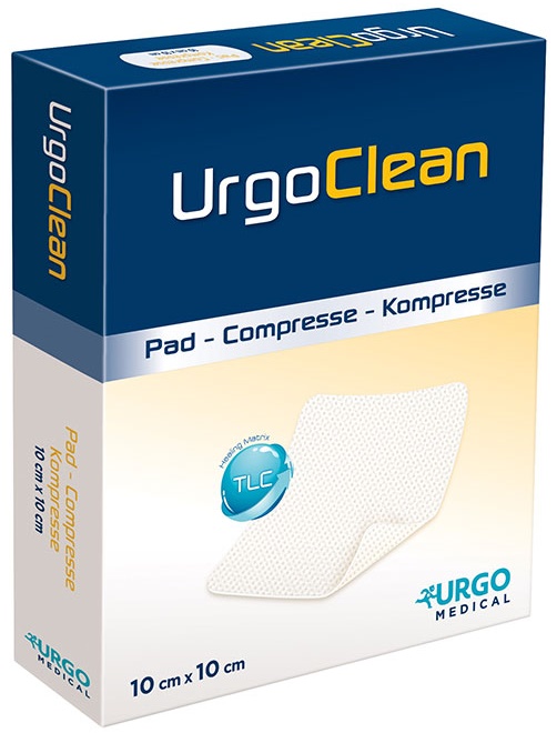 MEDICAZIONE TNT ASSORBENTE GELIFICANTE URGOCLEAN 15X15CM 10 PEZZI - Angeli Pharm
