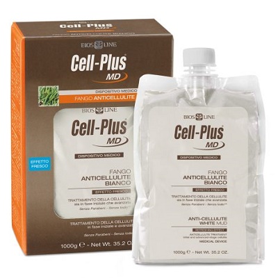 CELL PLUS MD FANGO BIANCO ANTICELLULITE EFFETTO FRESCO 1 KG - Angeli Pharm