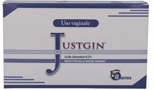 JUSTGIN PROTETTIVO MUCOSA VAGINALE ACIDO IALURONICO 4 FLACONI DA 30 ML - Angeli Pharm