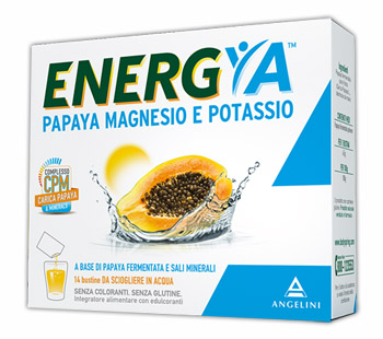 ENERGYA PAPAYA MAGNESIO POTASSIO 14 BUSTINE - Angeli Pharm