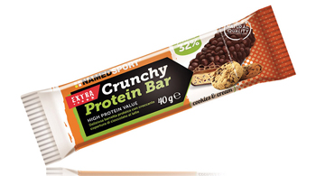 CRUNCHY PROTEINBAR COOKIES & CREAM 1 PEZZO 40 G - Angeli Pharm