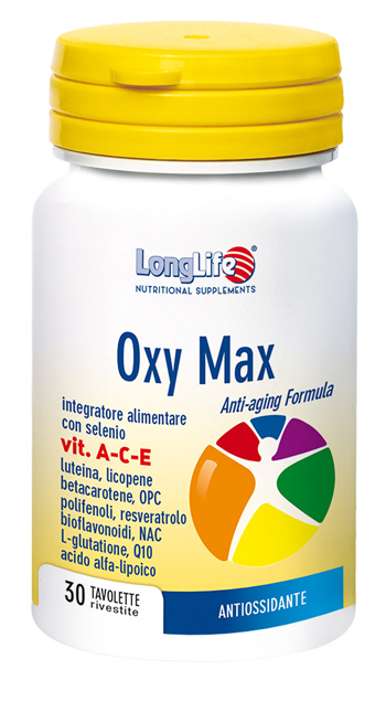 LONGLIFE OXY MAX 30 TAVOLETTE RIVESTITE - Angeli Pharm