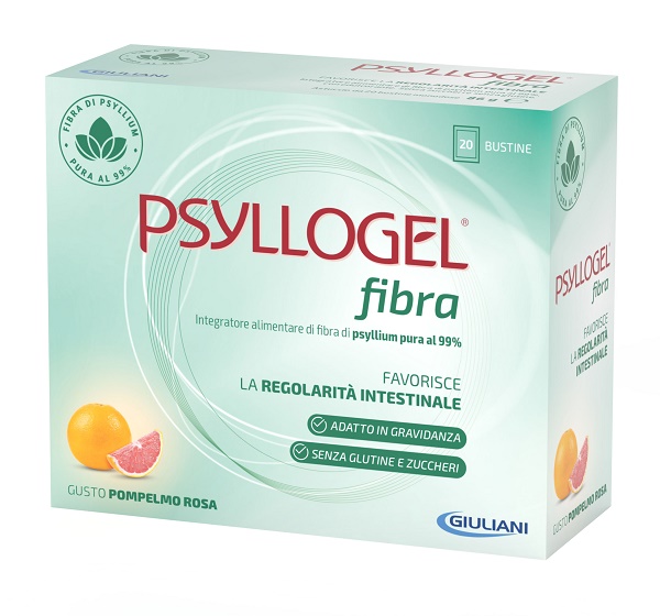 PSYLLOGEL FIBRA POMPELMO ROSA 20 BUSTINE - Angeli Pharm