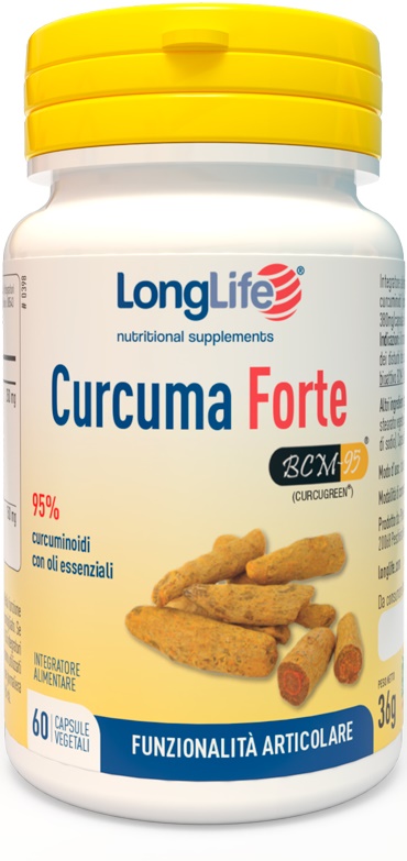 LONGLIFE CURCUMA FORTE 60 CAPSULE VEGETALI - Angeli Pharm