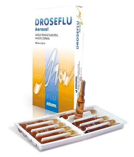 DROSEFLU FIALE AEROSOL ACQUA TERMALE SULFUREA 10 FIALE DA 2 ML - Angeli Pharm