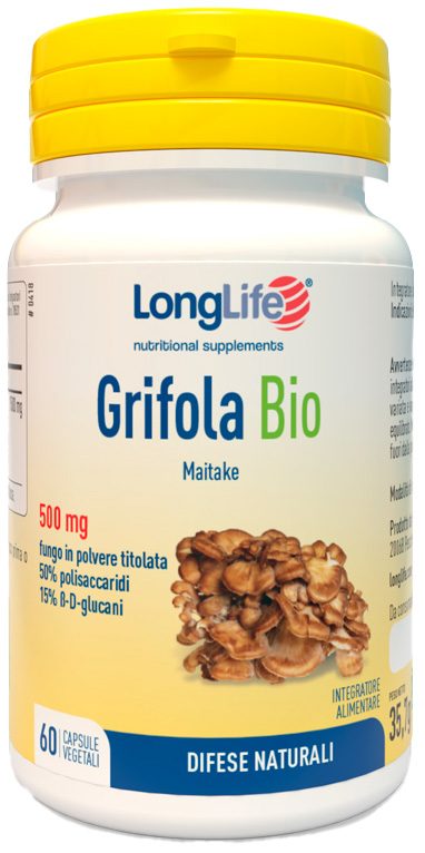 LONGLIFE GRIFOLA BIO 60 CAPSULE VEGETALI - Angeli Pharm