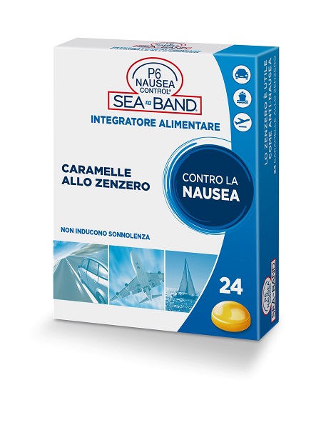 P6 NAUSEA CONTROL CARAMELLE ANTI NAUSEA VIAGGIO ALLO ZENZERO 24 PEZZI - Angeli Pharm
