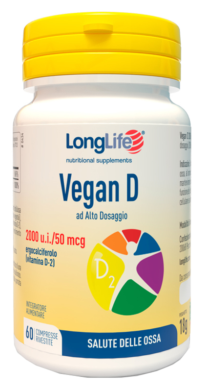 LONGLIFE VEGAN D 60 COMPRESSE - Angeli Pharm