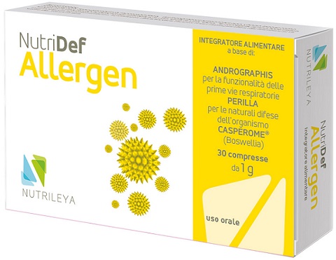 NUTRIDEF ALLERGEN 30 COMPRESSE - Angeli Pharm