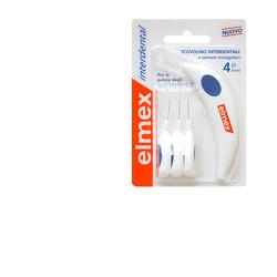 ELMEX INTERDENTAL SCOVOLINO INTERDENTALE 4 MM 6 TESTINE + MANICO - Angeli Pharm
