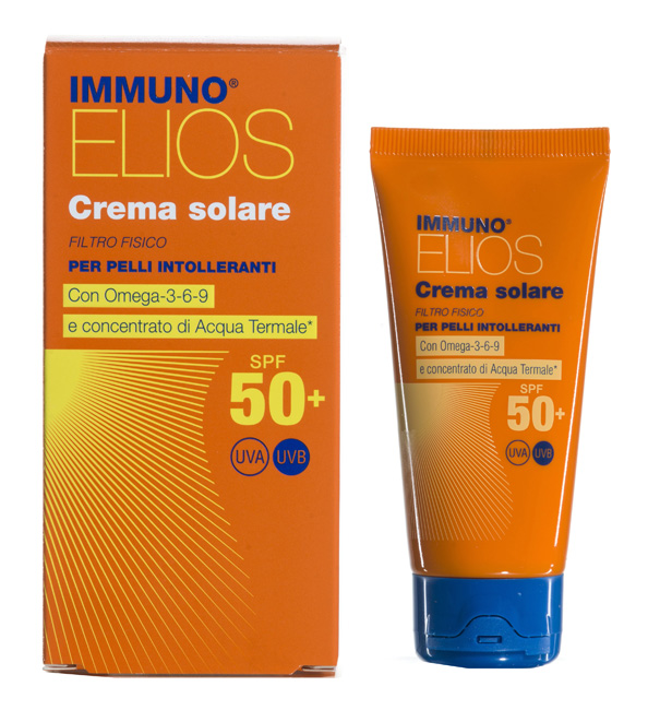 IMMUNO ELIOS  CREMA SOLARE SPF 50+ PELLI INTOLLERANTI - Angeli Pharm