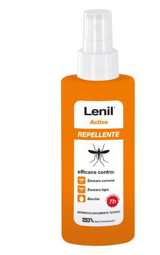 LENIL ACTIVE SPRAY SOLUZIONE ANTIZANZARA IN FLACONE + POMPA SPRAY 100 ML - Angeli Pharm