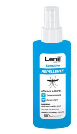 LENIL INSETTI SENSITIVE EMULSIONE ANTIZANZARA IN FLACONE + POMPA DISPENSER 100 ML - Angeli Pharm