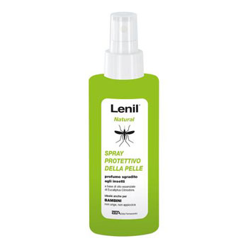 LENIL NATURAL SOLUZIONE ANTIZANZARA IN FLACONE + POMPA SPRAY 100 ML - Angeli Pharm