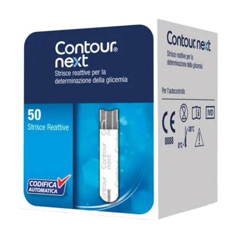 CONTOUR GLICEMIA STRISCE REATTIVE 50 PEZZI - Angeli Pharm