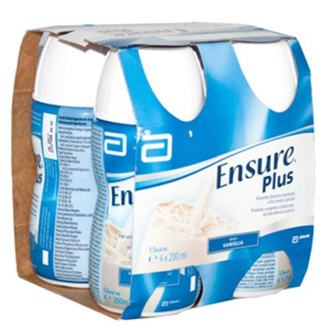 ENSURE PLUS VANIGLIA 4 BOTTIGLIE DA 200 ML - Angeli Pharm