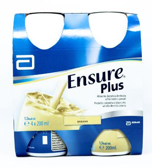 ENSURE PLUS BANANA 4 BOTTIGLIE DA 200 ML - Angeli Pharm