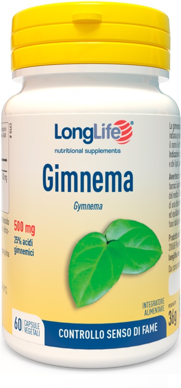 LONGLIFE GIMNEMA 60 CAPSULE VEGETALI - Angeli Pharm