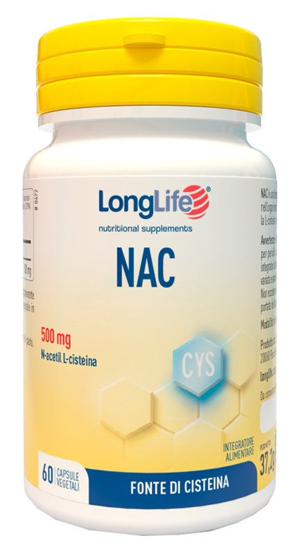 LONGLIFE NAC 60 CAPSULE VEGETALI - Angeli Pharm