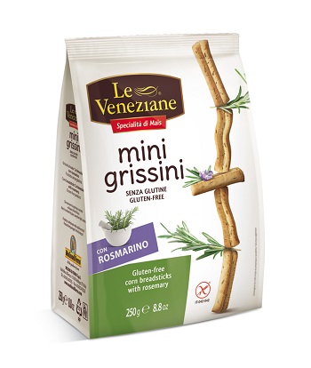 LE VENEZIANE MINI GRISSINI ROSMARINO 250 G - Angeli Pharm