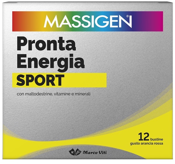 MASSIGEN SPORT PRONTA ENERGIA 12 BUSTINE - Angeli Pharm