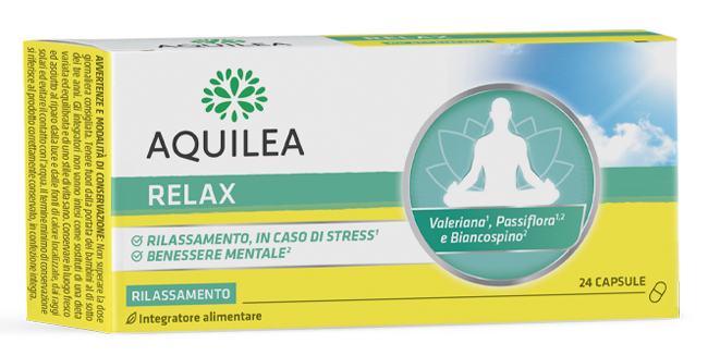 AQUILEA RELAX 24 CAPSULE VEGANE - Angeli Pharm