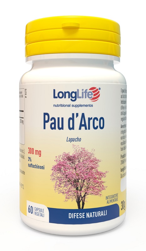 LONGLIFE PAU D'ARCO 60 CAPSULE VEGETALI - Angeli Pharm