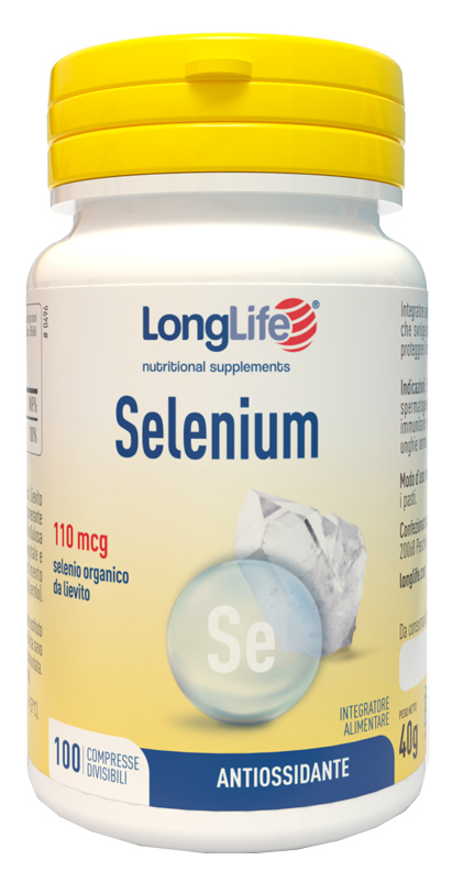 LONGLIFE SELENIUM 100 COMPRESSE DIVISIBILI - Angeli Pharm