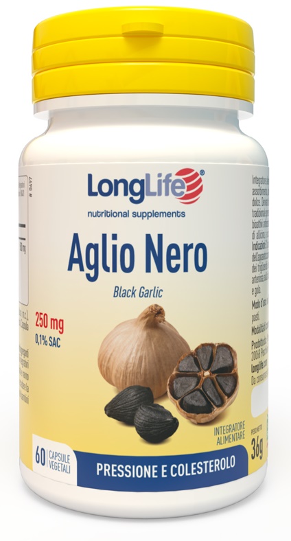 LONGLIFE AGLIO NERO 60 CAPSULE VEGETALI - Angeli Pharm