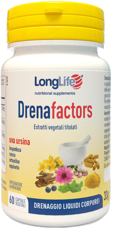 LONGLIFE DRENAFACTORS 60 CAPSULE - Angeli Pharm