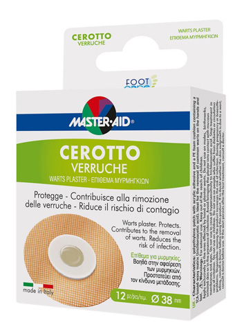 CEROTTO VERRUCHE MASTER-AID FOOTCARE 38 MM 12 PEZZI E3 - Angeli Pharm