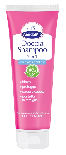 EUPHIDRA AMIDOMIO DOCCIA SHAMPOO 2 IN 1 250 ML - Angeli Pharm