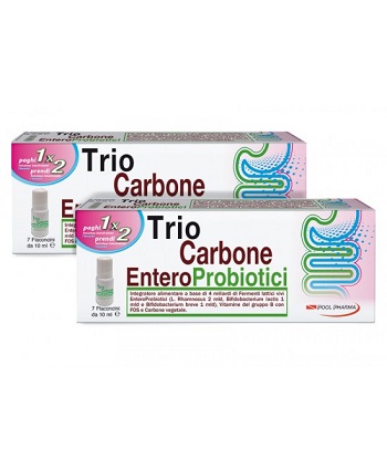 TRIOCARBONE ENTEROPROBIOTICI 7 FLACONCINI X 10 ML - Angeli Pharm