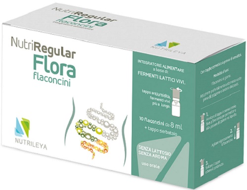 NUTRIREGULAR FLORA 10 FLACONCINI 8 ML - Angeli Pharm