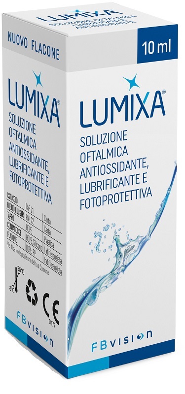 LUMIXA SOLUZIONE OFTALMICA LUBRIFICANTE ANTIOSSIDANTE 10 ML - Angeli Pharm