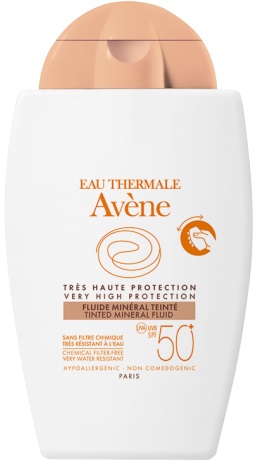 EAU THERMALE AVENE SOLARE FLUIDO MINERALE 50+ COLORATO 40 ML - Angeli Pharm