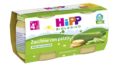 HIPP BIO HIPP BIO OMOGENEIZZATO ZUCCHINE CON PATATE 2X80 G - Angeli Pharm