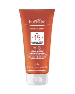 EUPHIDRA KALEIDO UV SYSTEM LATTE SOLARE CORPO 15 - Angeli Pharm