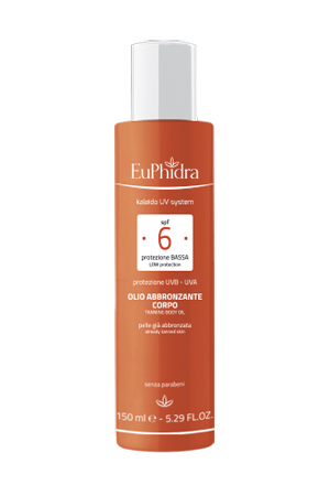 EUPHIDRA KALEIDO UV SYSTEM OLIO SOLARE CORPO 6 - Angeli Pharm