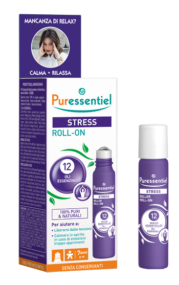 PURESSENTIEL ROLLER SOS STRESS 12 OLI ESSENZIALI 5 ML - Angeli Pharm