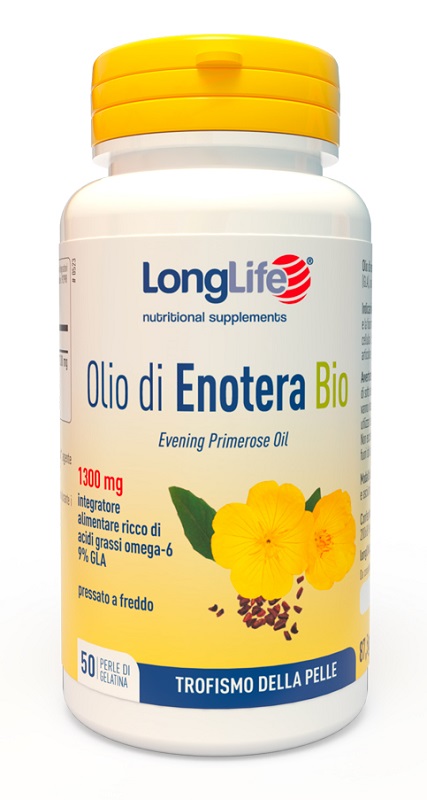 LONGLIFE OLIO ENOTERA BIO 1300 MG 50 PERLE IN GELATINA - Angeli Pharm