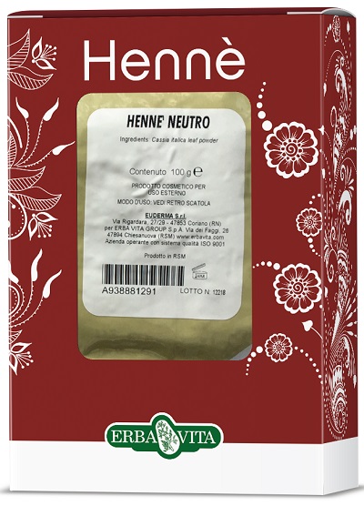 HENNE COLORANTE CAPELLI NEUTRO 100 G - Angeli Pharm