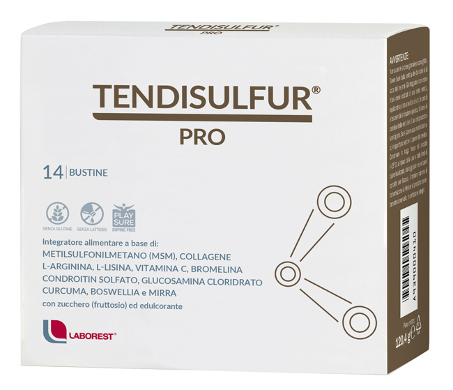 TENDISULFUR PRO 14 BUSTINE DA 8,6G - Angeli Pharm